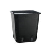 Plastic flower pot, square 7x7x8 cm - 0.35 l, PACK 100 pcs.